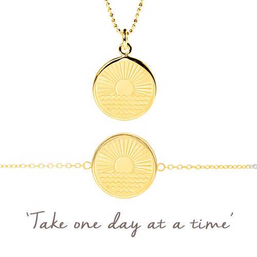 Buy One Day at a Time Gift Set | Sterling Silver, Gold and Rose Gold
