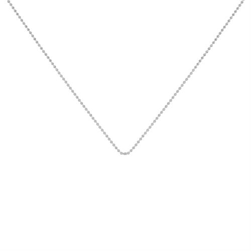 Buy Spare Shorter Chain - Diamond-cut Ball Chain, 16-18 in / 40-45cm | Sterling Silver, Gold & Rose Gold
