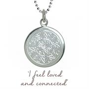 Silver Mandala Necklace 