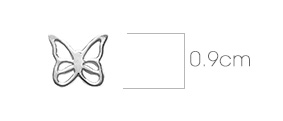 butterfly earring dimensions