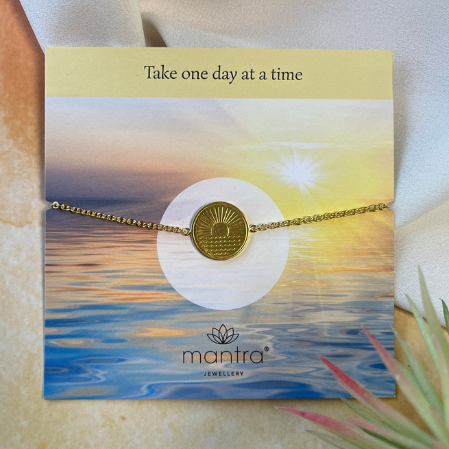 One day at a time bracelet