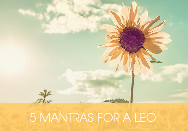 blog - 5 mantras for a leo