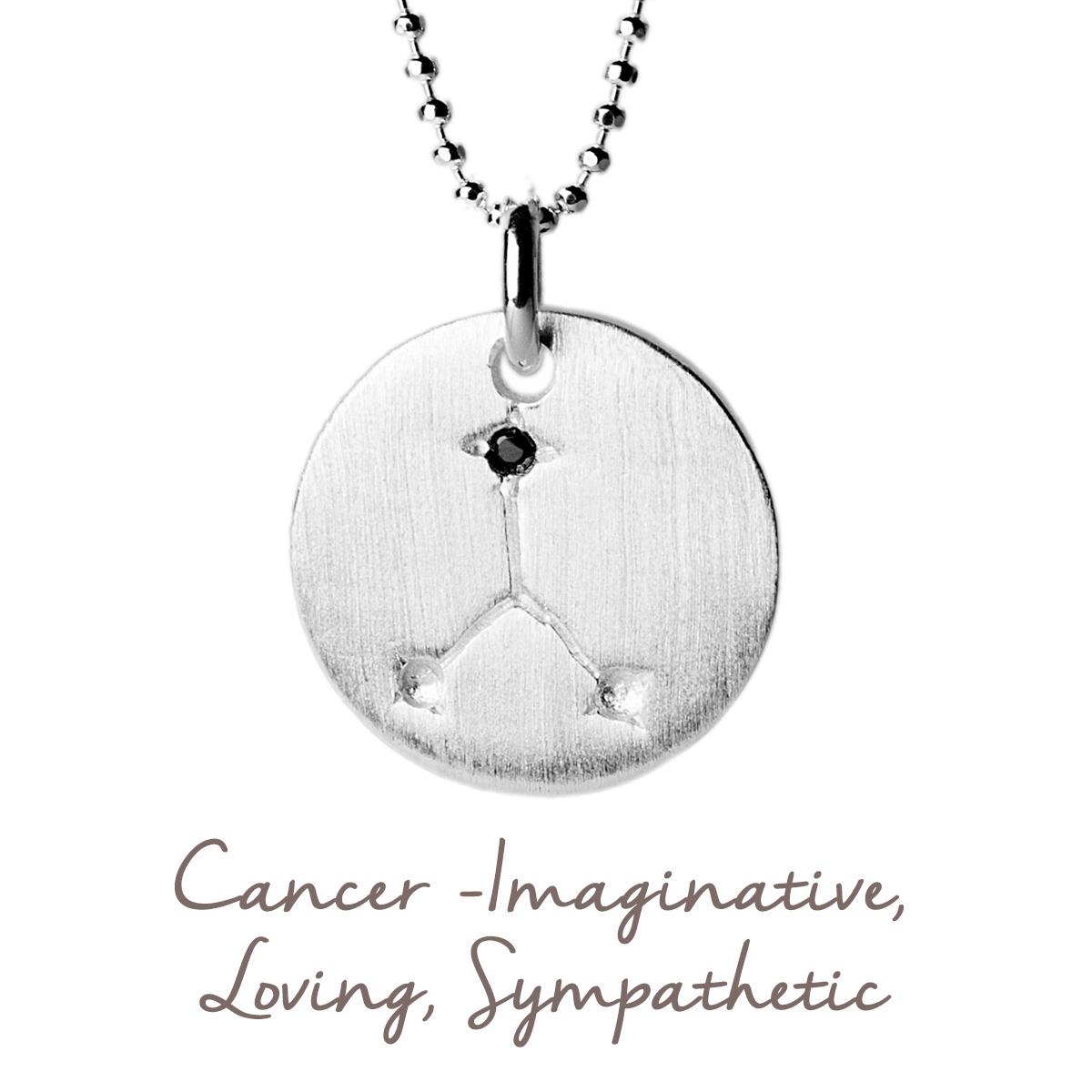 Cancer Star Map Necklace | Zodiac 