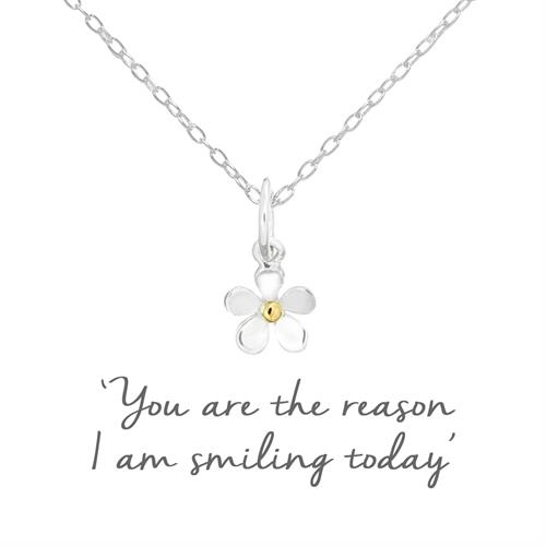 Buy Thank You Daisy Necklace | Sterling Silver