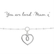 mum heart necklace 