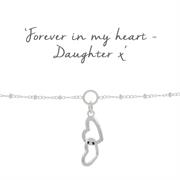 daughter silver bracelet