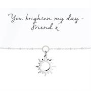 sunshine friendship bracelet 